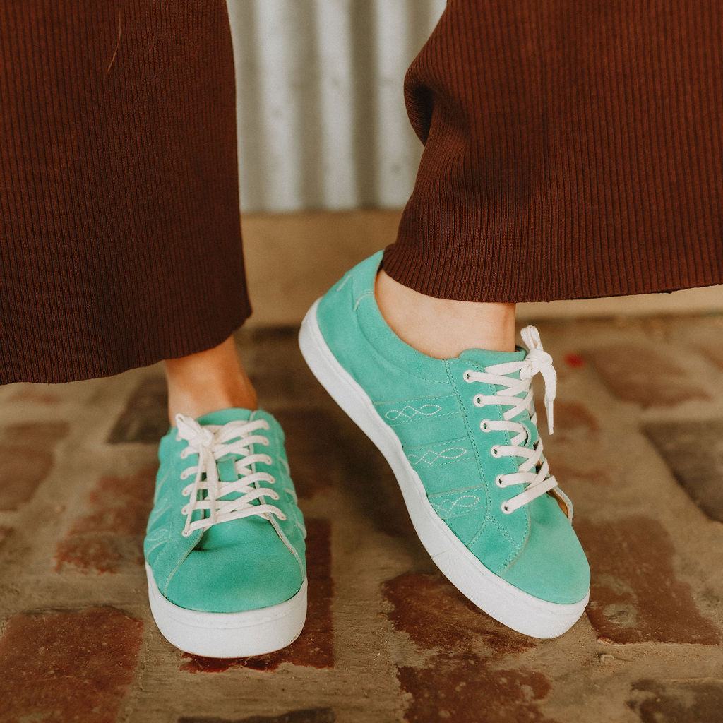 Sheridan Tennis Shoe Turquoise