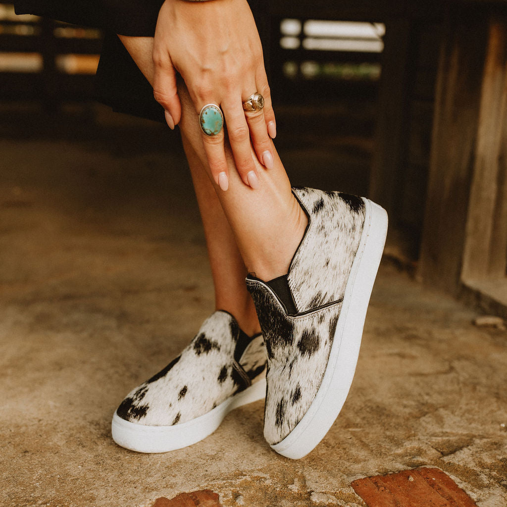 Utah Cowhide Tennis Salt & Pepper