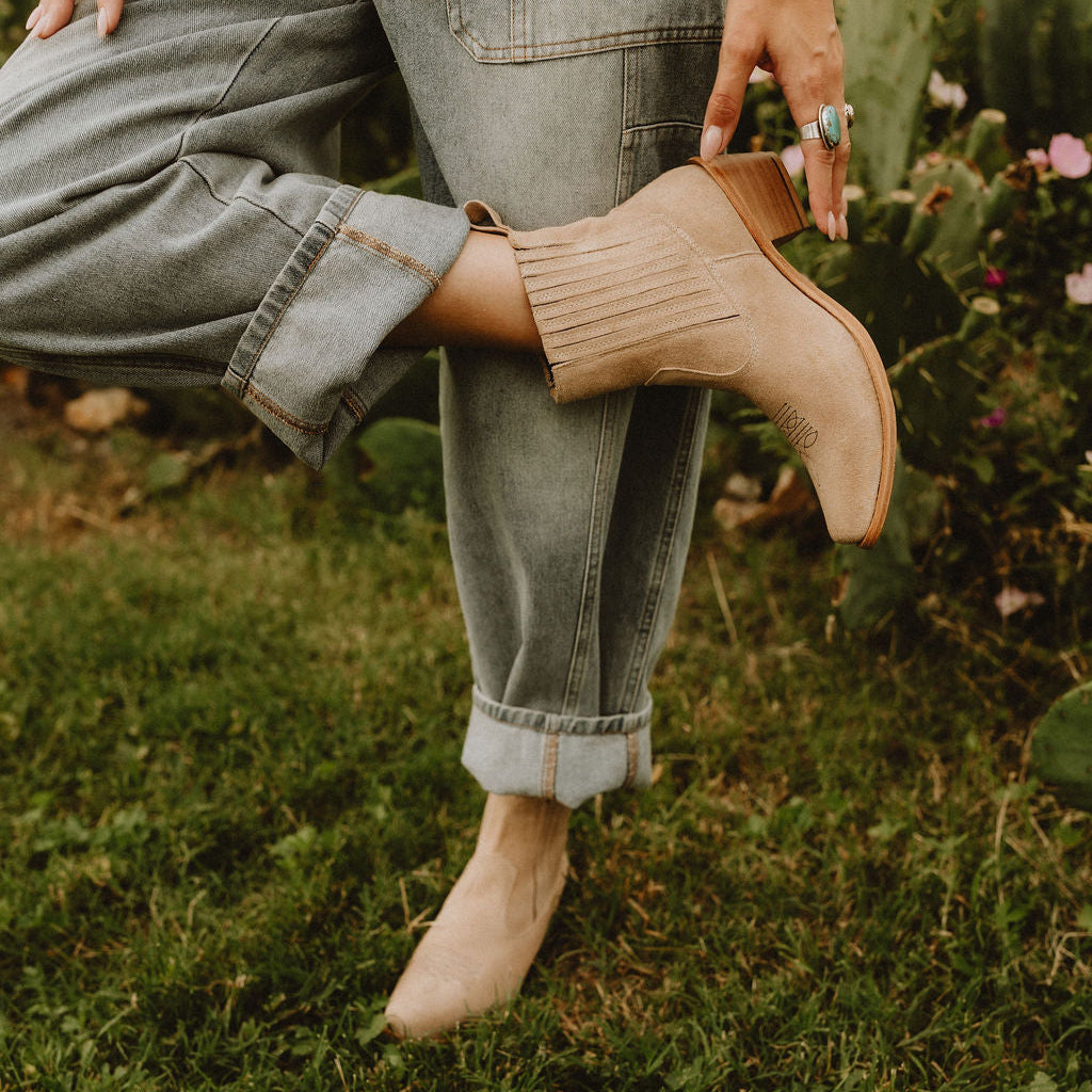 Paige Roughout Sand Ankle Boot