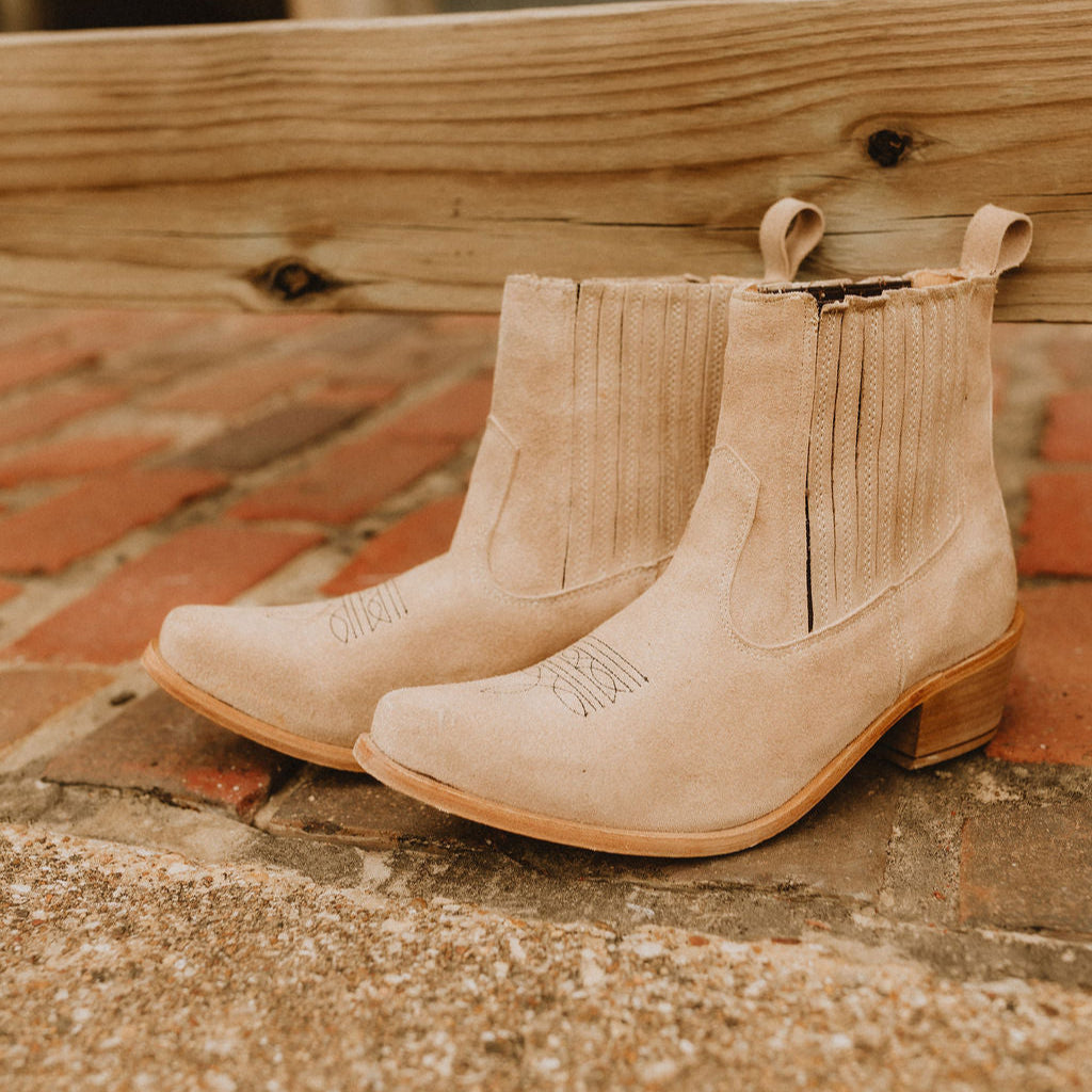 Paige Roughout Sand Ankle Boot