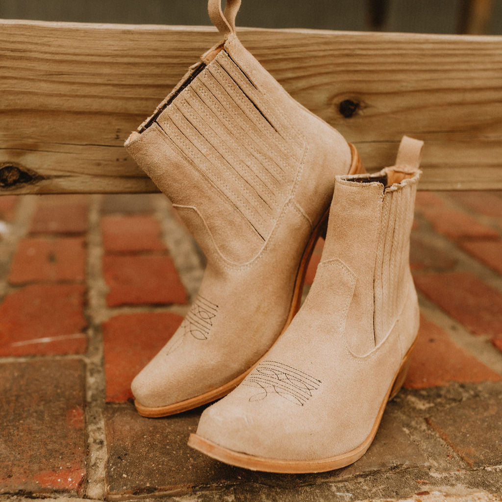 Paige Roughout Sand Ankle Boot