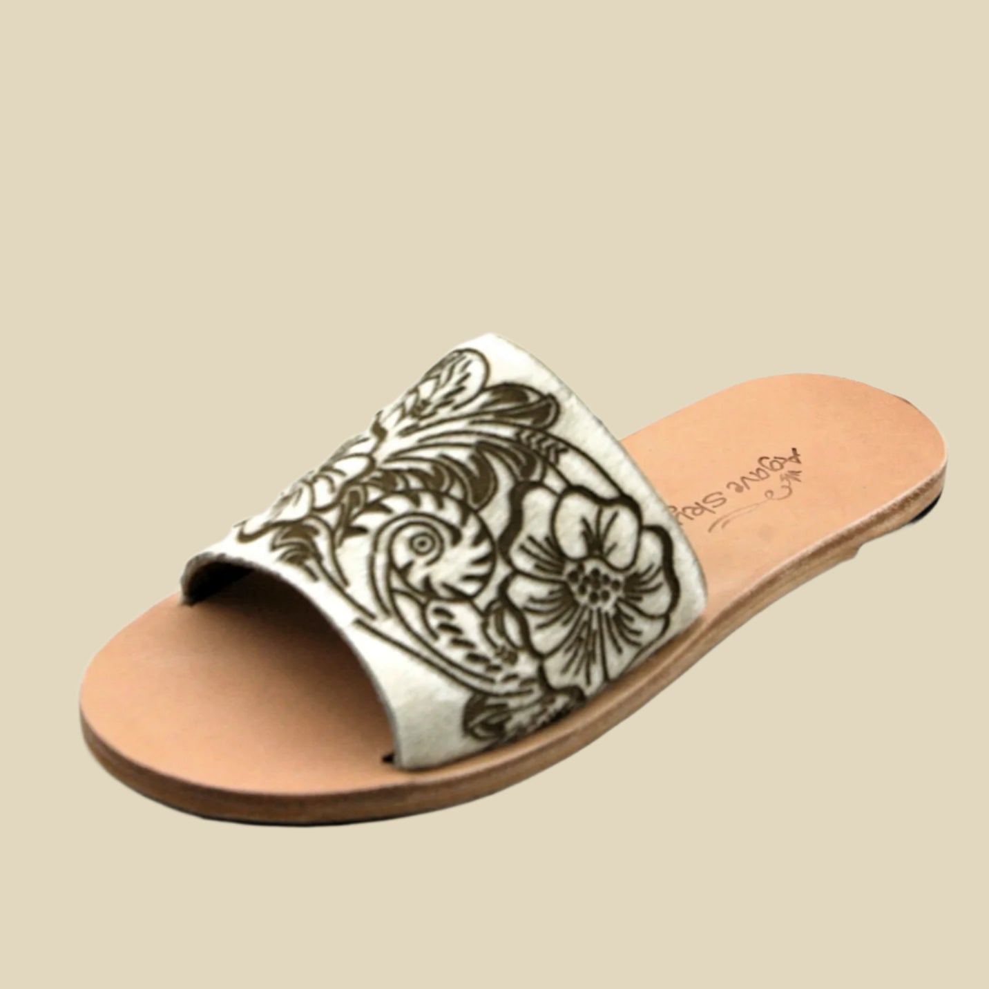Nadia Fire Floral Slides