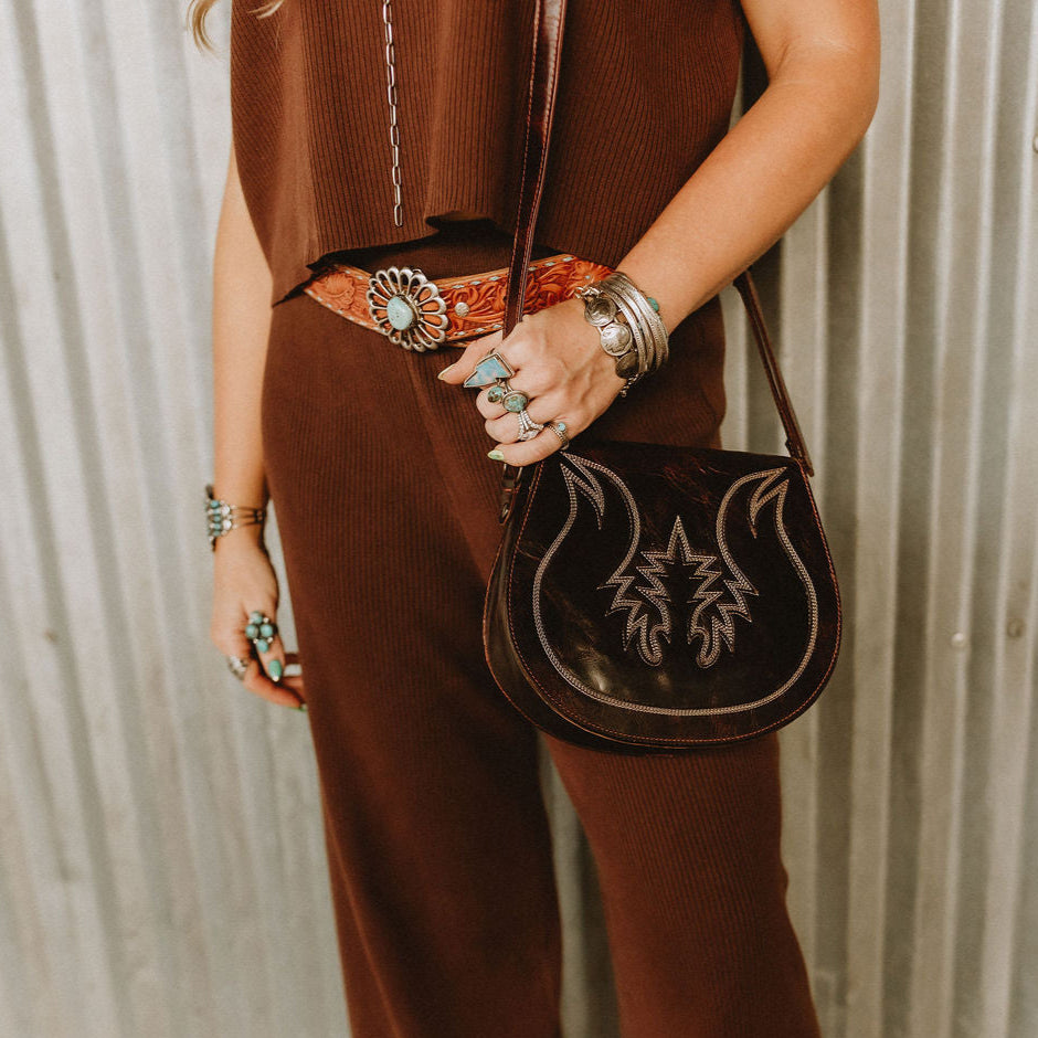 Carson Boot Stitch Handbag