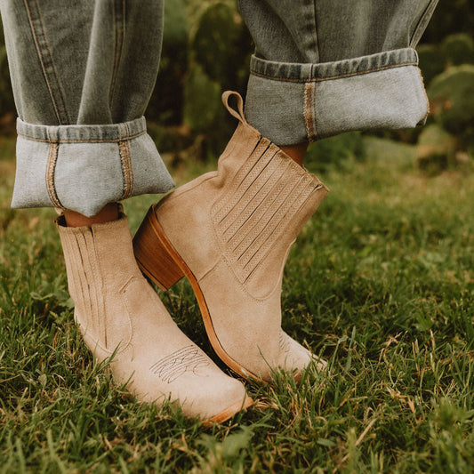 Paige Roughout Sand Ankle Boot