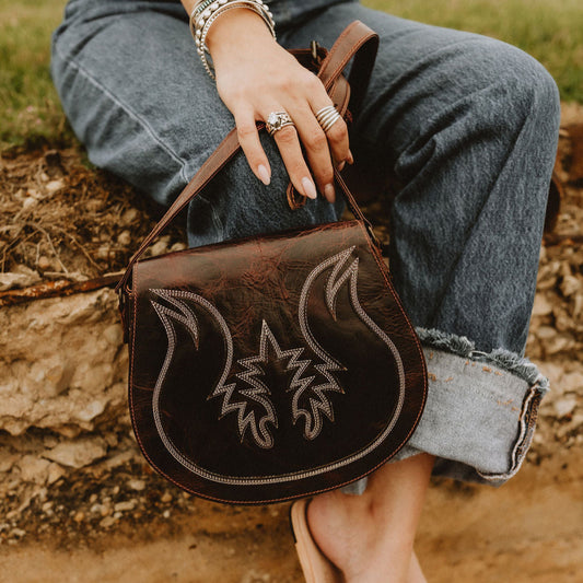 Carson Boot Stitch Handbag