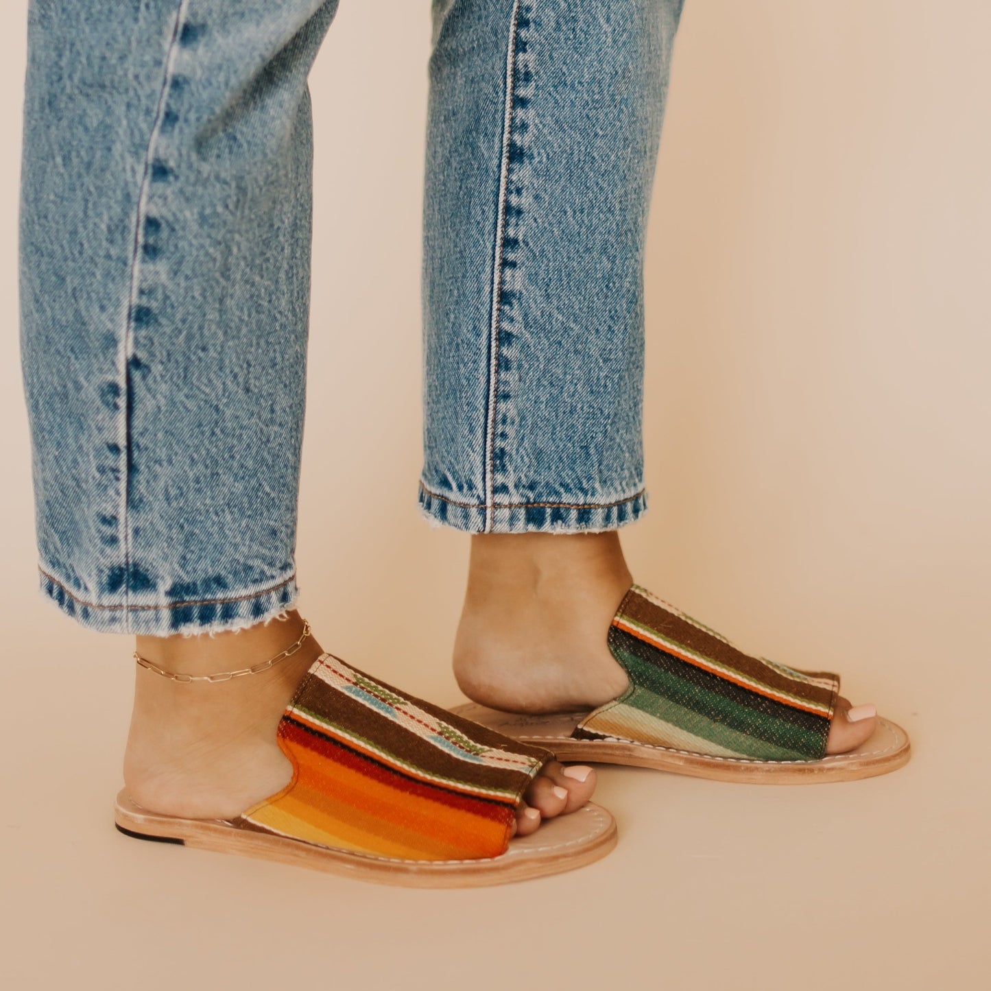 Tessa Serape Slides