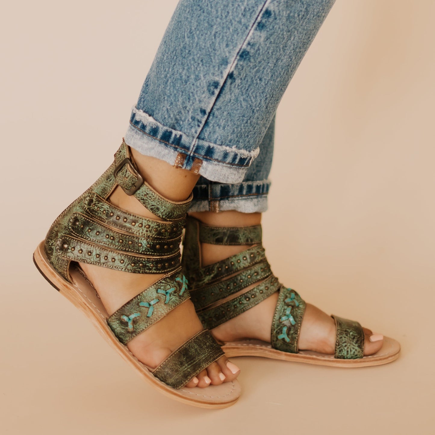 Gabriella Sandal Turquoise