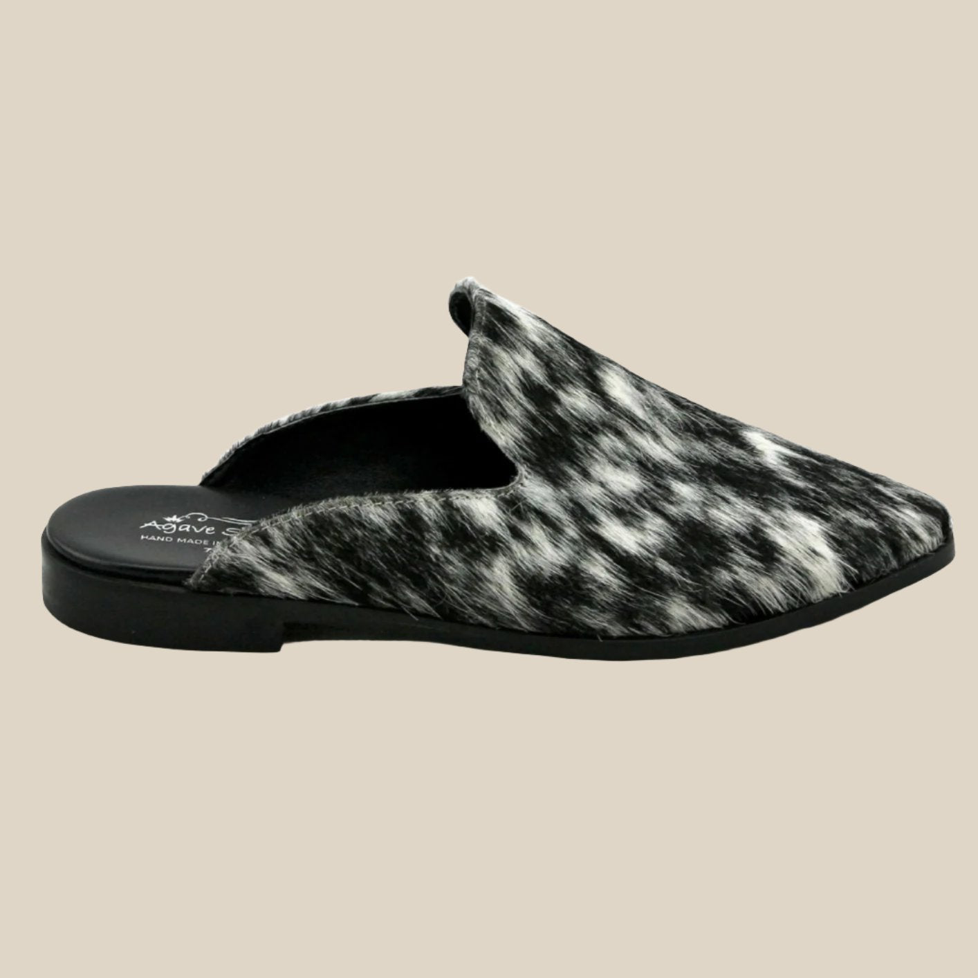 Adaire Cowhide Flat Mule