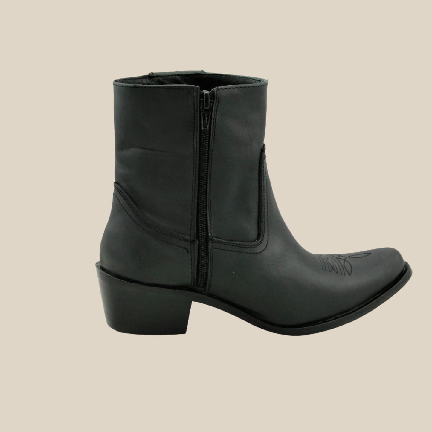 Cait Conchos Ankle Boot Black