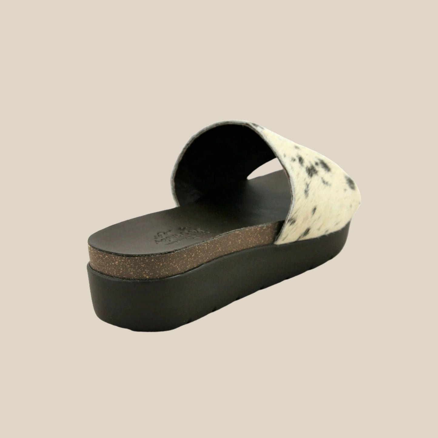 Melissa Cowhide Wedges Chocolate