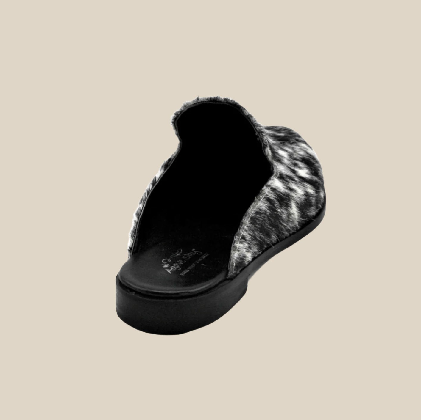 Adaire Cowhide Flat Mule