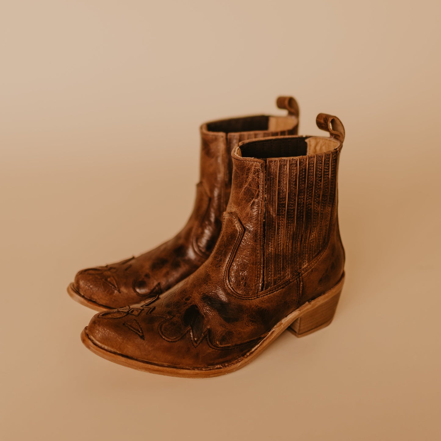 Paige Overlay Ankle Boot