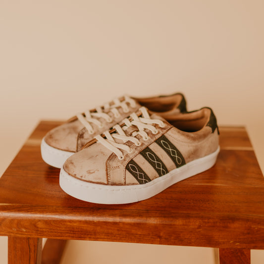 Sheridan Game Day Tennis Shoe Olive