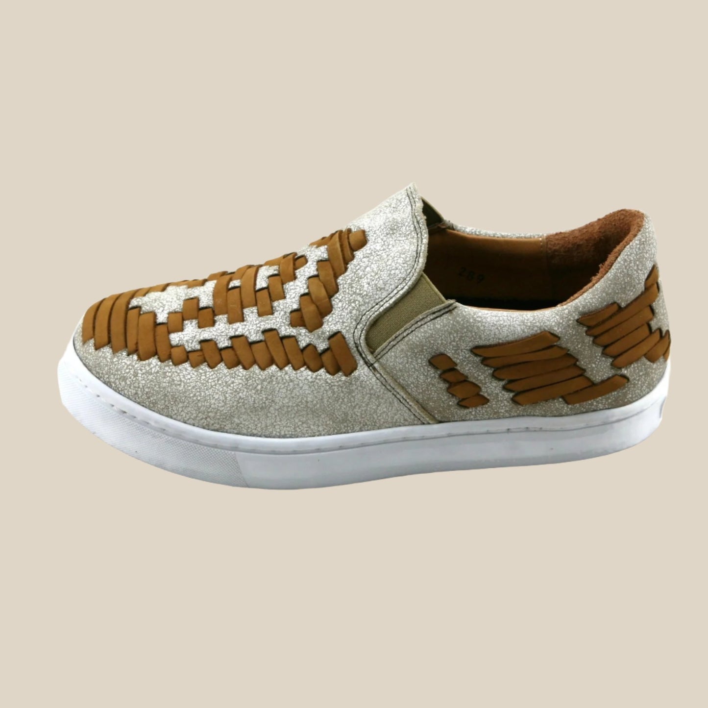 Dakota Leather Tennis Shoe Mustard