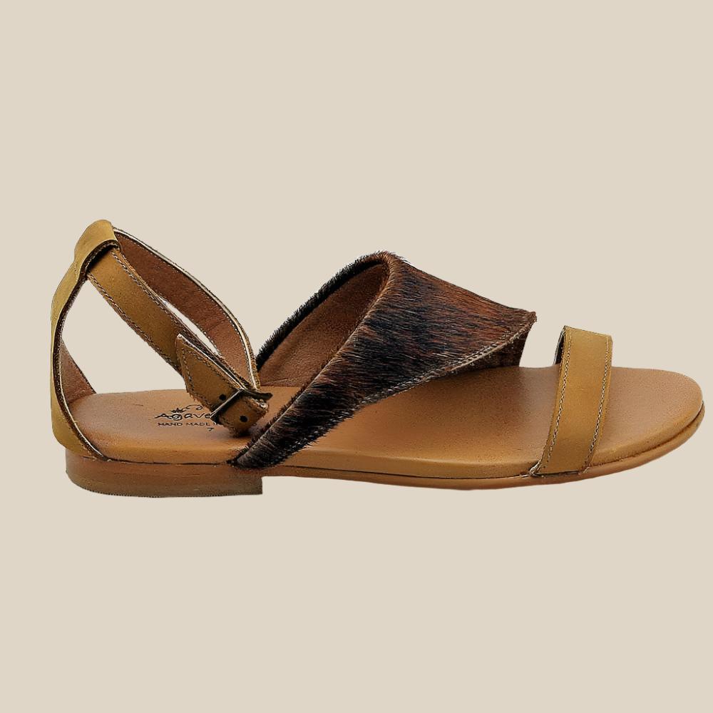 Marie Cowhide Sandal